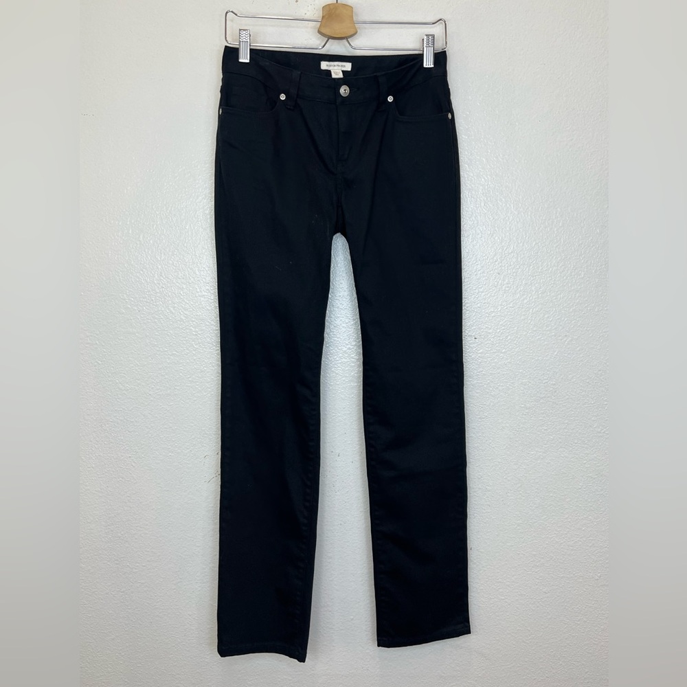 NWT Boston Proper Rio Fit‎ Black Jeans Straight Leg Womens Size 2